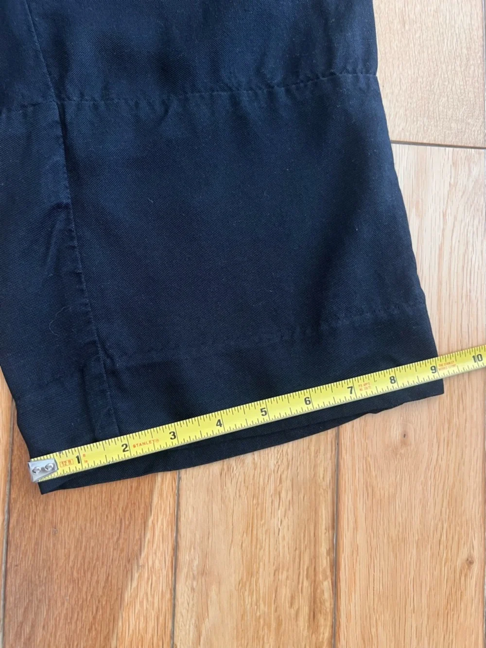 J. Crew Womens Paper Bag Wide Leg Black Pants High Rise Elastic Waist Size 4‎